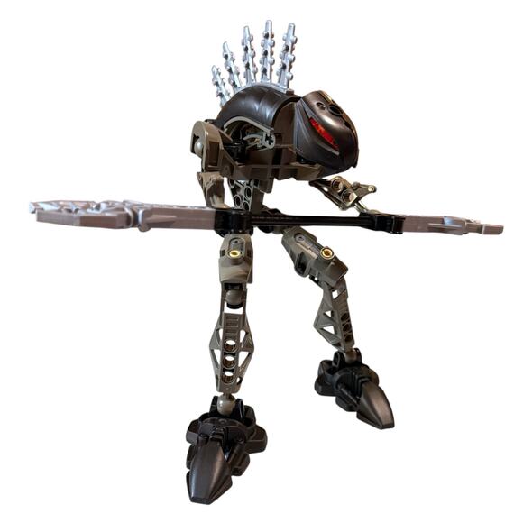 VTG LEGO BIONICLE Rahkshi Vorahk Black Gray 8591 Canister Complete DAMAGED Book - Picture 4 of 12